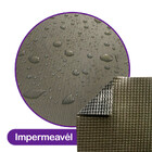 Toldo Cortina Retrátil Completo Medidas 1,80m X 2,60m Cor Bro