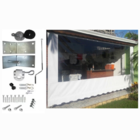 Toldo Cortina Retrátil Completo Medidas: 2,20m X 2m Alta Resi