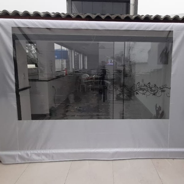 Toldo Cortina Retrátil Completo Medidas 3m X 2,60m Cor Crista