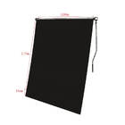 Toldo Cortina Retratil Preto - 2,00m X 2,75m - Kit Completo