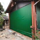 Toldo Cortina Verde - 3,60m X 2,90m - Kit Completo