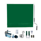 Toldo Cortina Verde - 3,80m X 2,90m - Kit Completo