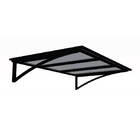 Toldo Fixo Em Policarbonato Alveolar Cristal - 1,50m X 0,50m