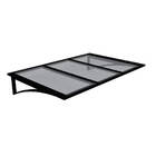 Toldo Fixo Policarbonato Alveolar Branco - 2,00m X 1,50m - Es