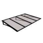 Toldo Fixo Policarbonato Alveolar Branco 6mm - 2,00m X 1,00m