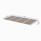 Toldo Fixo Policarbonato Alveolar Bronze - 1,50m X 1,00m - Es