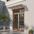 Toldo Fixo Policarbonato Alveolar Bronze - 1,50m X 1,00m - Es