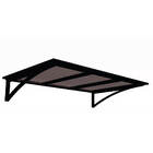 Toldo Fixo Policarbonato Alveolar Bronze - 1,50m X 1,20m - Es