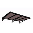 Toldo Fixo Policarbonato Alveolar Bronze - 2,00m X 1,50m - Es