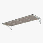 Toldo Fixo Policarbonato Alveolar Bronze - 2,50m X 1,00m - Es