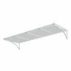 Toldo Fixo Policarbonato Alveolar Cristal - 2,50m X 1,50m - E