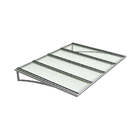 Toldo Fixo Policarbonato Alveolar Cristal 6mm - 2,00m X 1,00m
