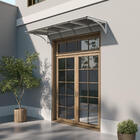 Toldo Fixo Policarbonato Alveolar Fume - 1,50m X 1,00m - Estr