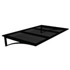 Toldo Fixo Policarbonato Alveolar Fume - 1,50m X 1,00m - Estr