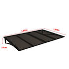 Toldo Fixo Policarbonato Alveolar Fume - 2,00m X 1,00m - Estr