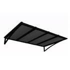 Toldo Fixo Policarbonato Alveolar Fume - 2,00m X 1,50m - Estr