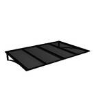 Toldo Fixo Policarbonato Alveolar Fume 6mm - 1,50m X 1,20m -