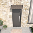 Toldo Fixo Policarbonato Fumê 1,00x0,60m