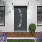 Toldo Fixo Policarbonato Fumê 1,00x0,60m