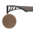 Toldo Fixo Policarbonato Fumê 1,50x1,00m Kano Artens