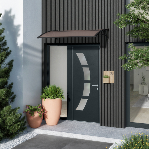 Toldo Fixo Policarbonato Fumê 1,50x1,00m Kano Artens