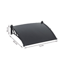 Toldo Modular Poliestireno 1,20x0,60m Preto