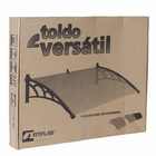 Toldo Modular Poliestireno 80x60m Preto e Cristal Grifit