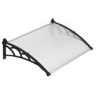 Toldo Modular Poliestireno 80x60m Preto e Cristal Grifit