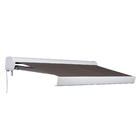 Toldo Retrátil Motorizado de Poliéster Marrom 3,00x4,00m 220V Artens