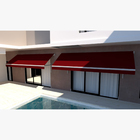Toldo Retrátil Lona Marrom Manual 2,00x1,50m Proteção Toldos