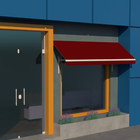 Toldo Retrátil Lona Marrom Manual 2,00x1,50m Proteção Toldos