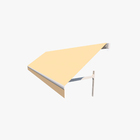 Toldo Retrátil Lona Bege Manual 3,00x1,50m Proteção Toldos