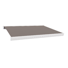 Toldo Retrátil de Poliéster Marrom 4x3m