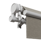 Toldo Retrátil Poliéster Manual Cinza 2,50x2,00m Calima Naterial