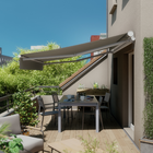 Toldo Retrátil Poliéster Manual Cinza 3,00x2,00m Calima Naterial