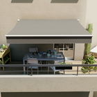 Toldo Retrátil Poliéster Manual Cinza 3,00x2,00m Calima Naterial