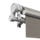 Toldo Retrátil Poliéster Manual Cinza 4,00x3,00m Calima Naterial