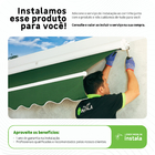 Toldo Retrátil Poliéster Manual Bege 3,00x2,00m Calima Naterial