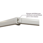 Toldo Retrátil Poliéster Motorizado Bege 3,95x3,00m Zefir Naterial