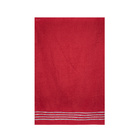 Tolha De Rosto Felpuda Jacquard Premium 50x80cm - Vermelho
