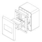 Tomada 20a E Interruptor Simples De Sobrepor Cor Preto Blux