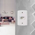 Tomada 20a Tramontina Linha Lux2 3 Pinos Grossos Microondas S