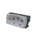 Tomada 2p + T Branca 10a 250v - Margirius