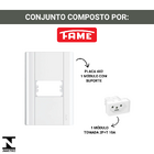 Tomada 2p+t 10a/250v Com Placa 4x2 Fame Modulare Branco