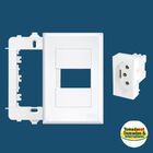 Tomada 2p+t 10a/250v Com Placa+suporte 4x2 Fame Evidence