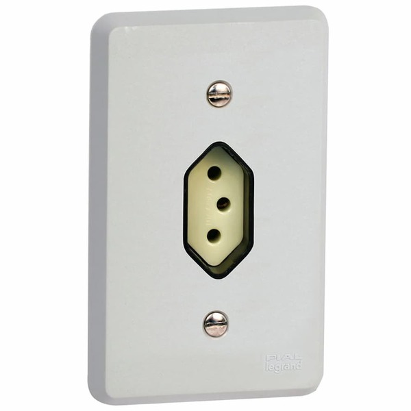 Tomada 2p+t 10a C/ Placa Silentoque ? Pial