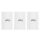 Tomada 2p+t 20a/250v Com Placa 4x2 Fame Modulare - Kit 3 Un B