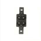 Tomada 2p+t Dupla 20a P/condulete Preta Sem Placa Tradicional