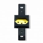 Tomada 2p+t Simples P/condulete 10a Preta Sem Placa Klin Weg