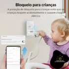 Tomada  Inteligente Wifi  Tuya  Com Monitor De Energia Tuya